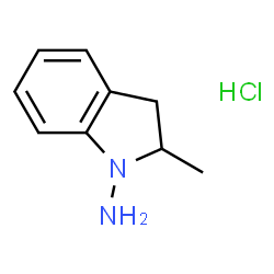 ChemSpider 2D Image | 2-Methyl-1-indolinamine hydrochloride | C9H13ClN2