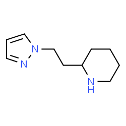 ChemSpider 2D Image | 2-[2-(PYRAZOL-1-YL)ETHYL]PIPERIDINE | C10H17N3