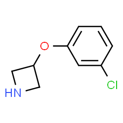 ChemSpider 2D Image | 3-(3-Chlorophenoxy)azetidine | C9H10ClNO