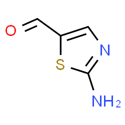 ChemSpider 2D Image | 2-Amino-5-formylthiazole | C4H4N2OS