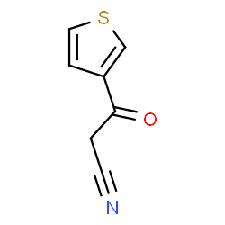 ChemSpider 2D Image | 3-Oxo-3-(3-thienyl)propanenitrile | C7H5NOS