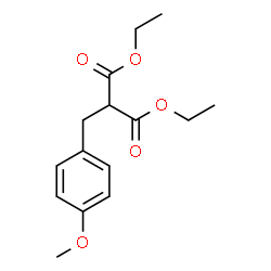 ChemSpider 2D Image | Diethyl (4-methoxybenzyl)malonate | C15H20O5