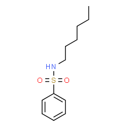 ChemSpider 2D Image | N-Hexylbenzenesulfonamide | C12H19NO2S