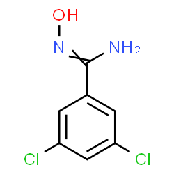 ChemSpider 2D Image | 3,5-DICHLORO-N-HYDROXY-BENZAMIDINE | C7H6Cl2N2O