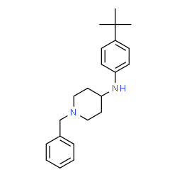 ChemSpider 2D Image | 1-benzyl-N-[4-(tert-butyl)phenyl]piperidin-4-amine | C22H30N2