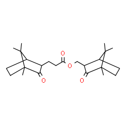 ChemSpider 2D Image | (4,7,7-Trimethyl-3-oxobicyclo[2.2.1]hept-2-yl)methyl 3-(4,7,7-trimethyl-3-oxobicyclo[2.2.1]hept-2-yl)propanoate | C24H36O4