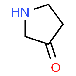 ChemSpider 2D Image | 3-pyrrolidone | C4H7NO