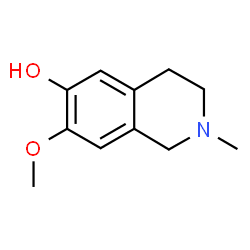 ChemSpider 2D Image | 7-Methoxy-2-methyl-1,2,3,4-tetrahydro-6-isoquinolinol | C11H15NO2