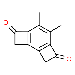 ChemSpider 2D Image | 6,7-Dimethyltricyclo[6.2.0.0~2,5~]deca-1,5,7-triene-4,9-dione | C12H10O2