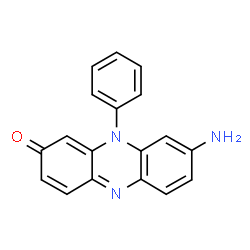 ChemSpider 2D Image | 8-Amino-10-phenyl-2(10H)-phenazinone | C18H13N3O