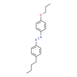 ChemSpider 2D Image | (E)-1-(4-Butylphenyl)-2-(4-propoxyphenyl)diazene | C19H24N2O