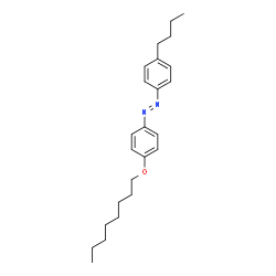 ChemSpider 2D Image | (E)-1-(4-Butylphenyl)-2-[4-(octyloxy)phenyl]diazene | C24H34N2O