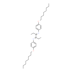 ChemSpider 2D Image | (3E,4E)-N,N'-Bis[4-(octyloxy)phenyl]-3,4-hexanediimine | C34H52N2O2