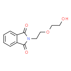 ChemSpider 2D Image | 2-(2-(2-hydroxyethoxy)ethyl)isoindoline-1,3-dione | C12H13NO4