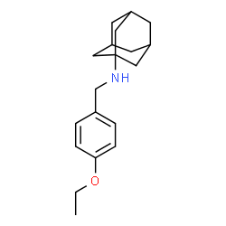 ChemSpider 2D Image | N-(4-Ethoxybenzyl)-1-adamantanamine | C19H27NO