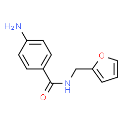ChemSpider 2D Image | 4-Amino-N-(2-furylmethyl)benzamide | C12H12N2O2