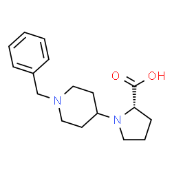 ChemSpider 2D Image | (S)-N-[4'-benzyl)piperidino]proline | C17H24N2O2