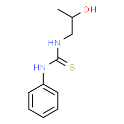 ChemSpider 2D Image | 1-(2-Hydroxypropyl)-3-phenylthiourea | C10H14N2OS