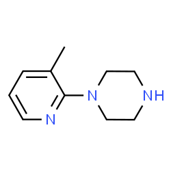 ChemSpider 2D Image | 1-(3-Methyl-2-pyridinyl)piperazine | C10H15N3