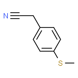 ChemSpider 2D Image | P-(Methylthio)Phenylacetonitrile | C9H9NS