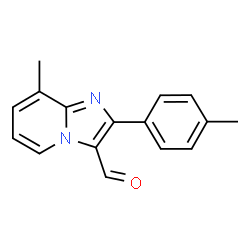 ChemSpider 2D Image | 8-Methyl-2-(p-tolyl)imidazo[1,2-a]pyridine-3-carbaldehyde | C16H14N2O