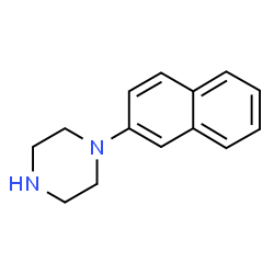 ChemSpider 2D Image | 1-(2-Naphthyl)piperazine | C14H16N2