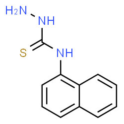ChemSpider 2D Image | 4-(1-Naphthyl)-3-thiosemicarbazide | C11H11N3S