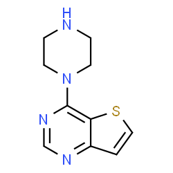 ChemSpider 2D Image | 4-Piperazinothieno[3,2-d]pyrimidine | C10H12N4S