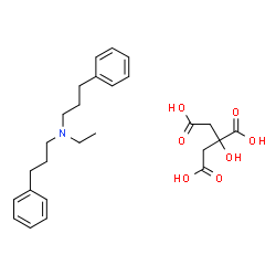 ChemSpider 2D Image | Alverine citrate | C26H35NO7