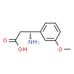ChemSpider 2D Image | (R)-3-Amino-3-(3-methoxyphenyl)propanoic acid | C10H13NO3