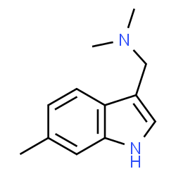 ChemSpider 2D Image | 6-Methylgramine | C12H16N2