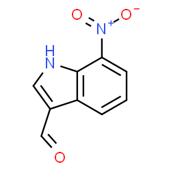 ChemSpider 2D Image | 7-NITROINDOLE-3-CARBOXALDEHYDE | C9H6N2O3