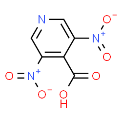 ChemSpider 2D Image | 3,5-DINITROISONICOTINIC ACID | C6H3N3O6