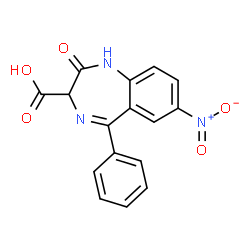 ChemSpider 2D Image | Nitrazepate | C16H11N3O5