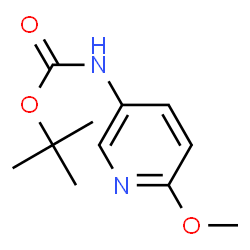 ChemSpider 2D Image | tert-Butyl N-(6-methoxypyridin-3-yl)carbamate | C11H16N2O3