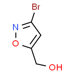 ChemSpider 2D Image | (3-Bromoisoxazol-5-yl)methanol | C4H4BrNO2