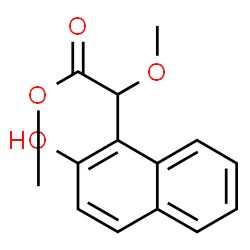 ChemSpider 2D Image | Methyl (2-hydroxy-1-naphthyl)(methoxy)acetate | C14H14O4