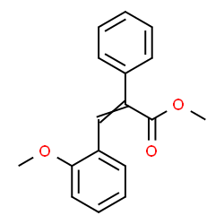 ChemSpider 2D Image | Methyl 3-(2-methoxyphenyl)-2-phenylacrylate | C17H16O3