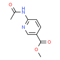 ChemSpider 2D Image | Methyl 6-acetamidonicotinate | C9H10N2O3