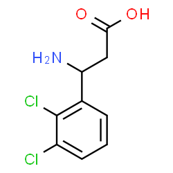 ChemSpider 2D Image | 3-Amino-3-(2,3-dichlorophenyl)propanoic acid | C9H9Cl2NO2