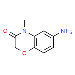 ChemSpider 2D Image | 6-Amino-4-methyl-2H-1,4-benzoxazin-3(4H)-one | C9H10N2O2