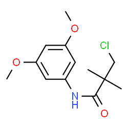 ChemSpider 2D Image | 3-Chloro-N-(3,5-dimethoxyphenyl)-2,2-dimethylpropanamide | C13H18ClNO3