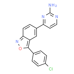 ChemSpider 2D Image | PIM-1 Inhibitor 2 | C17H11ClN4O