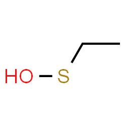 ChemSpider 2D Image | Ethane-SO-thioperoxol | C2H6OS