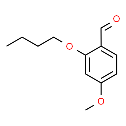 ChemSpider 2D Image | 2-Butoxy-4-methoxybenzaldehyde | C12H16O3