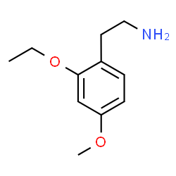 ChemSpider 2D Image | 2-(2-Ethoxy-4-methoxyphenyl)ethanamine | C11H17NO2