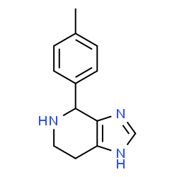 ChemSpider 2D Image | 4-(4-methylphenyl)-3H,4H,5H,6H,7H-imidazo[4,5-c]pyridine | C13H15N3