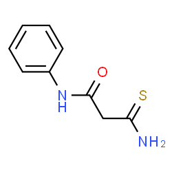 ChemSpider 2D Image | 3-Amino-N-phenyl-3-thioxopropanamide | C9H10N2OS