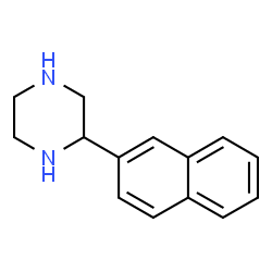 ChemSpider 2D Image | 2-(2-Naphthyl)piperazine | C14H16N2