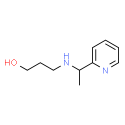 ChemSpider 2D Image | 3-{[1-(2-Pyridinyl)ethyl]amino}-1-propanol | C10H16N2O